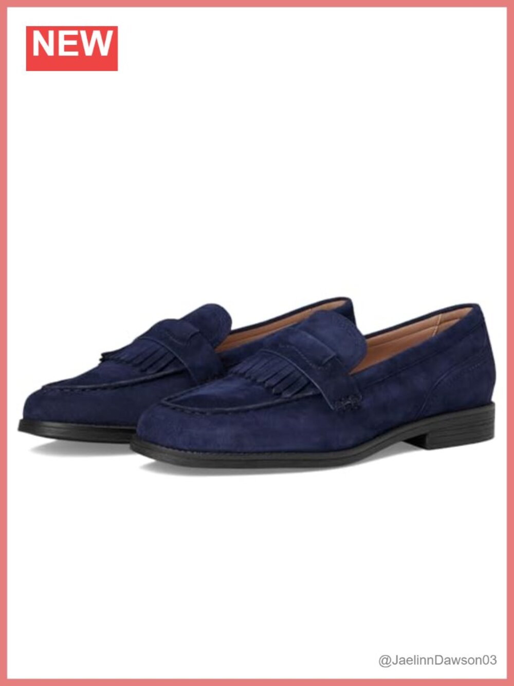 Leather Lined Kiltie Loafers with Buckle Strap - Women's Flat Shoes